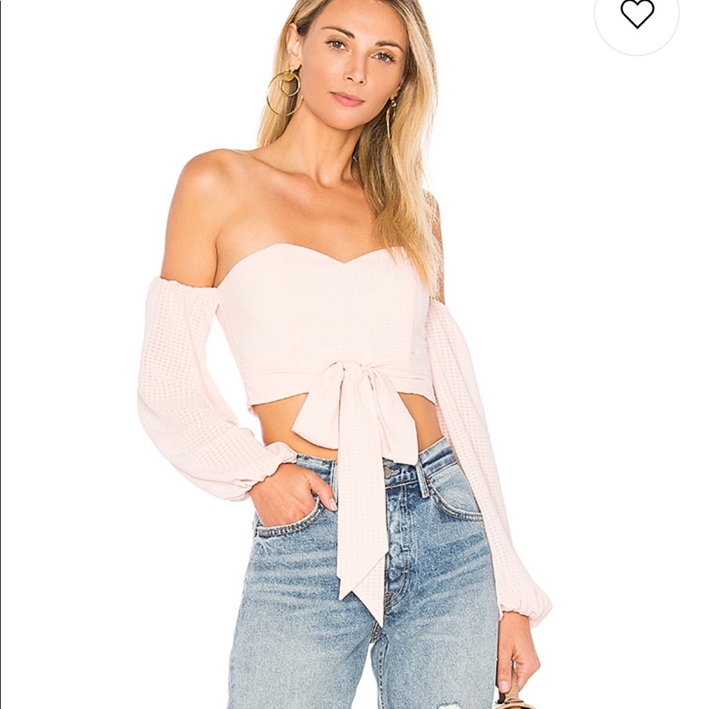 Maya Off the Shoulder Crop Top